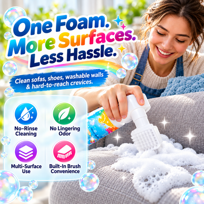 Multi-Surface No-Rinse Foam Cleaner – Deep Clean Made Easy